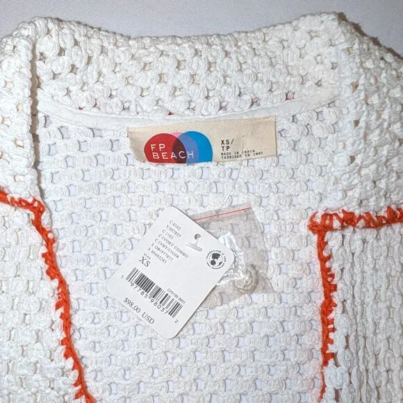 NWT FP Beach | Free People Cabana Fauxchet 2-Piece Set Swim Coverup | Size XS - Picture 4 of 16